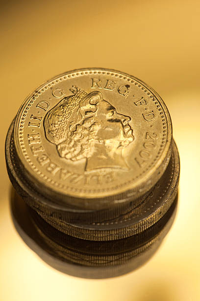 istock One Pound Coins In Gold 182229634