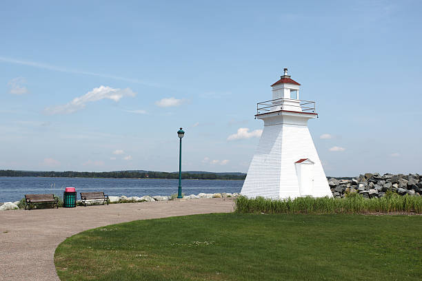 istock Port Medway Lighthouse And Park 182229729