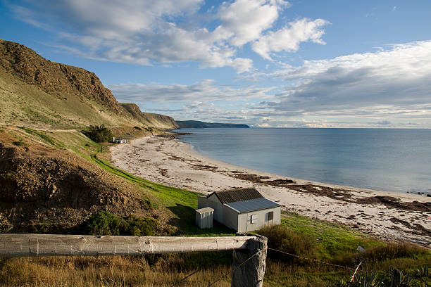 vista do mar-península de fleurieu - peninsula imagens e fotografias de stock