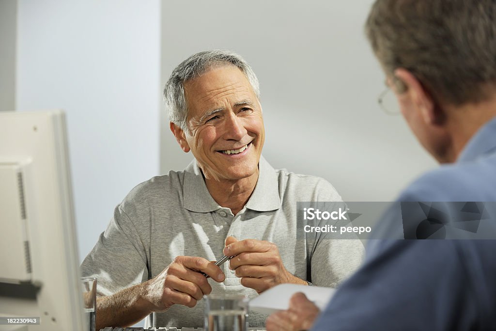 businessmen in casual dress 60-69 Years Stock Photo