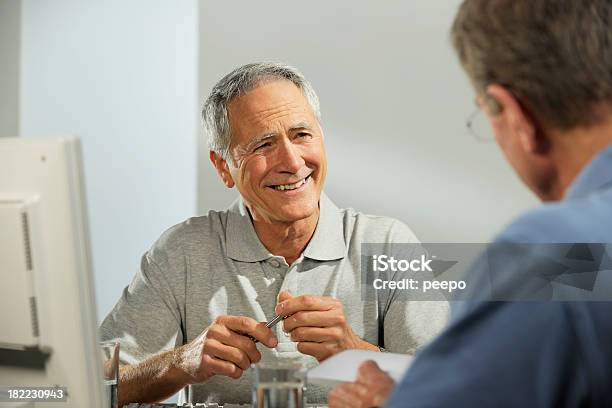 Businessmen In Casual Dress Stock Photo - Download Image Now - 60-69 Years, Active Seniors, Adult