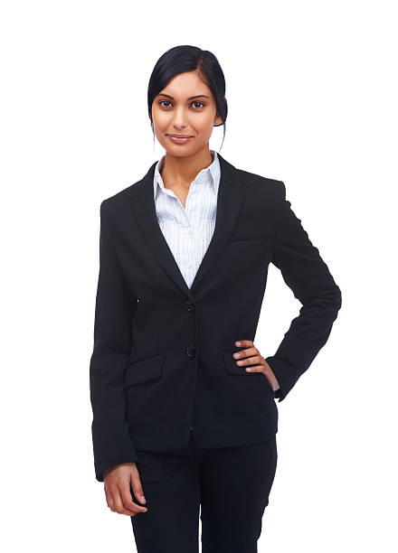 istock Confident young business woman smiling 182231215