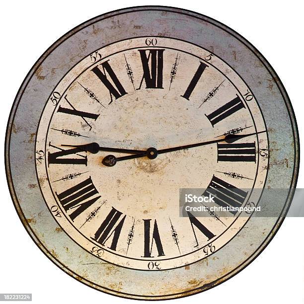 Foto de Relógio Antigo e mais fotos de stock de Algarismo Romano - Algarismo Romano, Conceito, Corrida contra o tempo