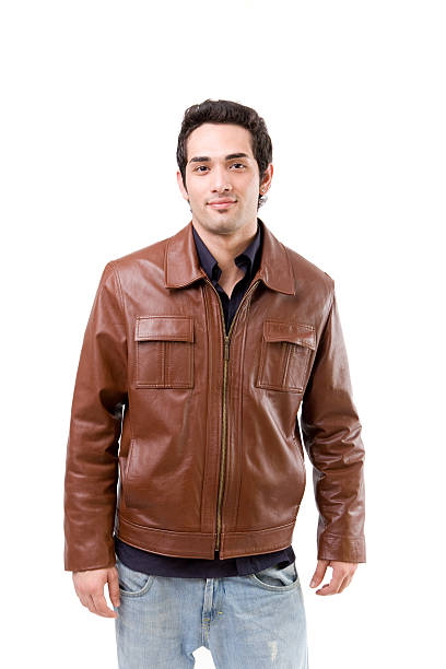 Brown Leather Jackets Stock Photos, Pictures & Royalty-Free Images - iStock