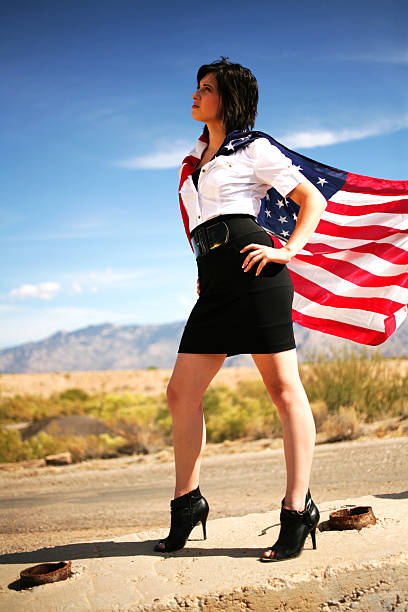 istock Super American Businesswoman 182231456