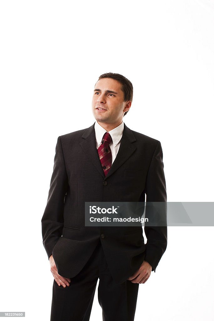 Empresário de pé confiança, Retrato de Estúdio - Royalty-free Adulto Foto de stock