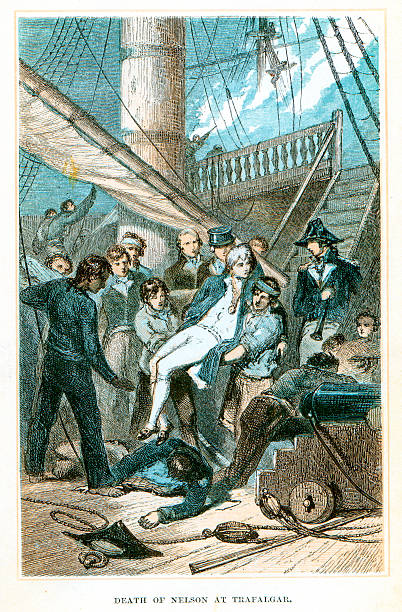 istock Nelson's Detah at the Battle of Trafalgar 182231658