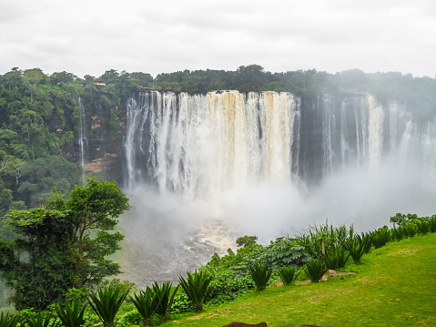 The Kalandula Falls in Kalandula (Calandula) in the province of Malanje in Angola.