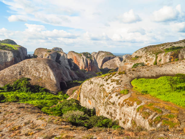 The Black Rocks at Pungo Andongo (Pedras Negras de Pungo Andongo) in the province of Malanje in Angola.