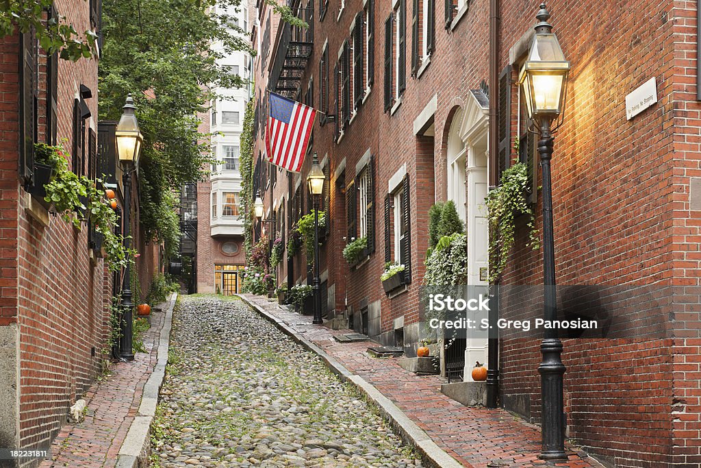 Beacon Hill Boston "Beacon Hill architecture (Boston, Massachusetts)." Boston - Massachusetts Stock Photo