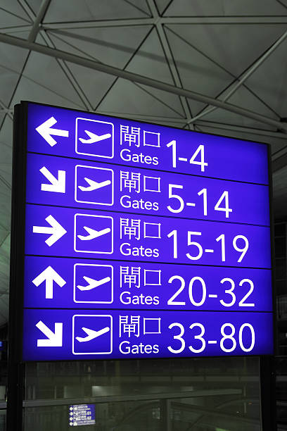 istock Information sign in airport 182231883