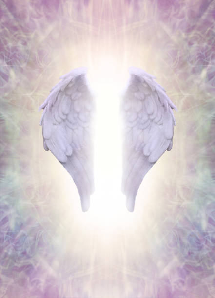 istock Angel Wings book cover template 1822321267