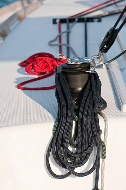 istock Yacht Winch and Halyard 182232145