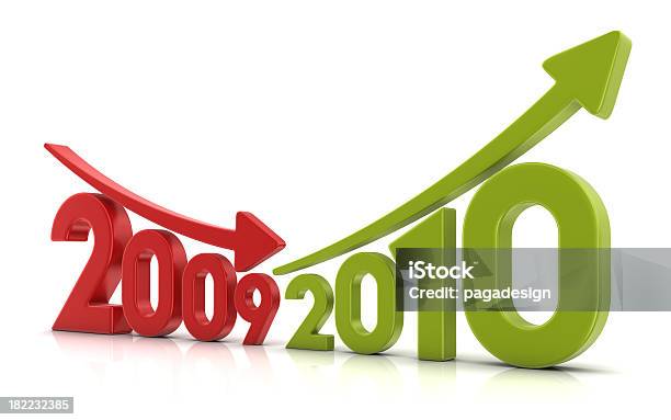 Fim De Crise - Fotografias de stock e mais imagens de 2009 - 2009, Cor verde, Crescimento