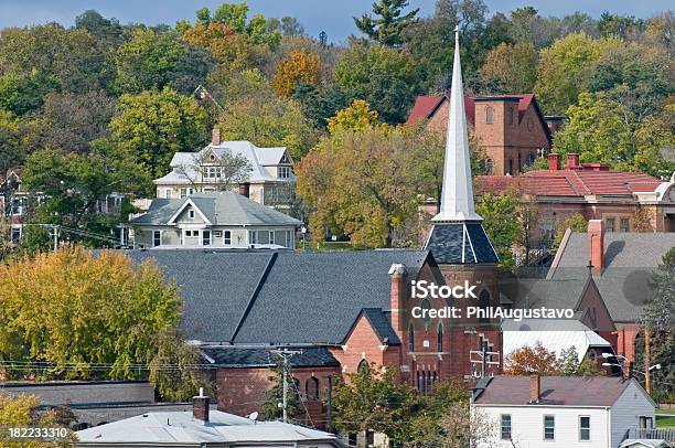 Antiga Estação Do Centro Da Cidade De Stillwater Mn - Fotografias de stock e mais imagens de Minnesota