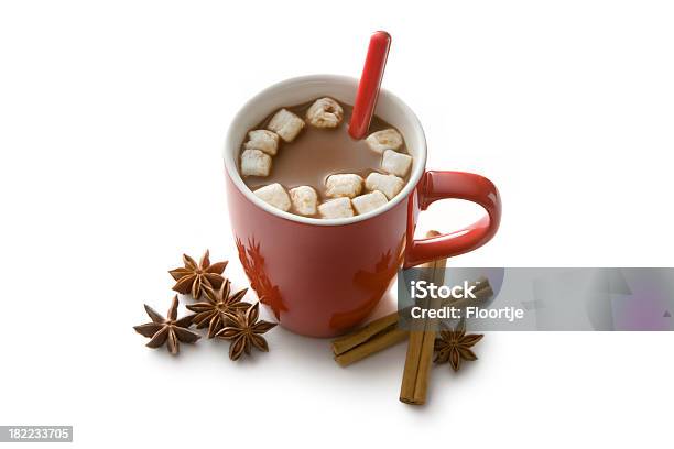 Cioccolata Calda - Fotografie stock e altre immagini di Cioccolata calda - Cioccolata calda, Scontornabile, Alimentazione non salutare