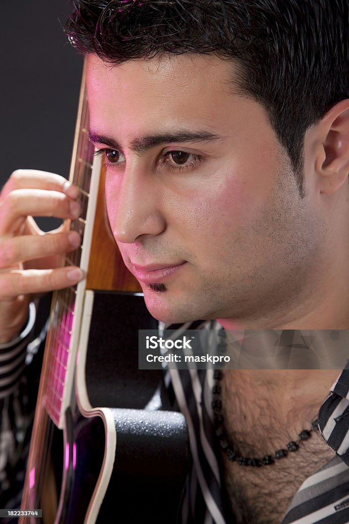 Classical/Acoustic Guitarist Acoustic Guitar Stock Photo