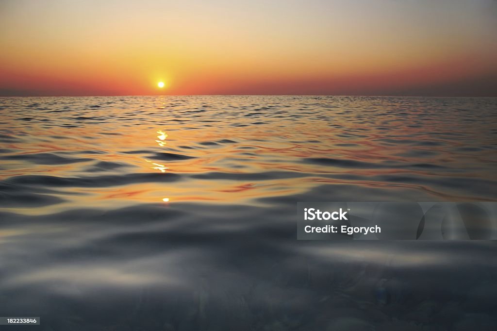 바다빛 dawn - 로열티 프리 0명 스톡 사진