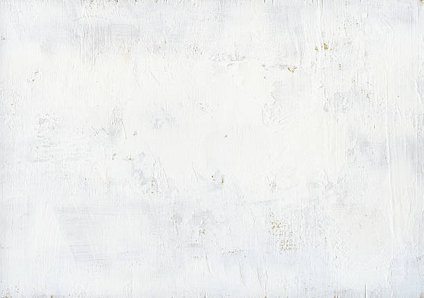 ホワイトのグランジ背景 - アクリル画 ストックフォトと画像