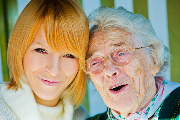 istock Senior lady with her granddaughter 182234185