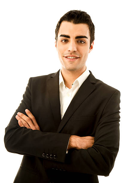 istock Young business man, arms crossed 182234604