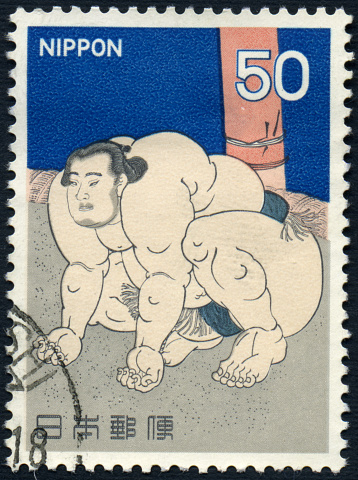 Cancelled Stamp From Japan Featuring A Pilot