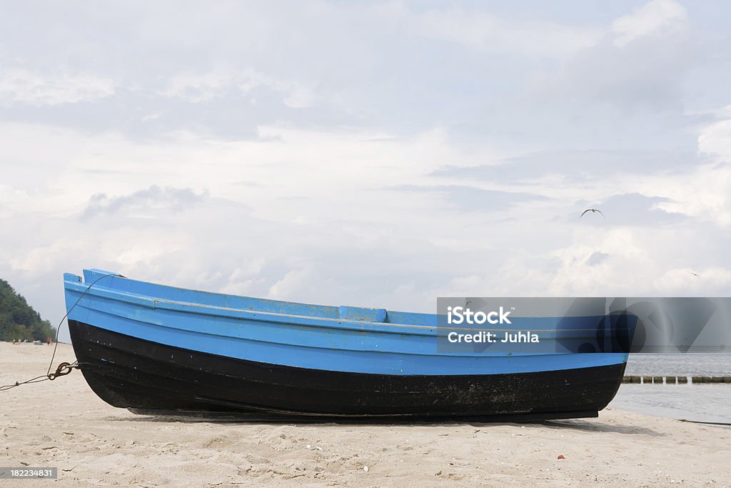 ブルーのボート - ウセドムのロイヤリティフリーストックフォト