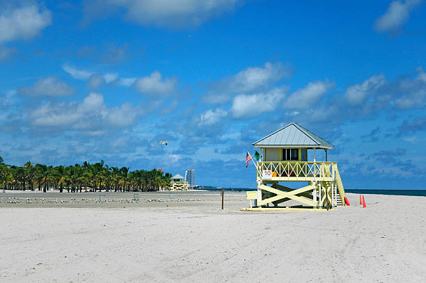 istock miami beach lifeguard station at crandon park key biscayne 182235311