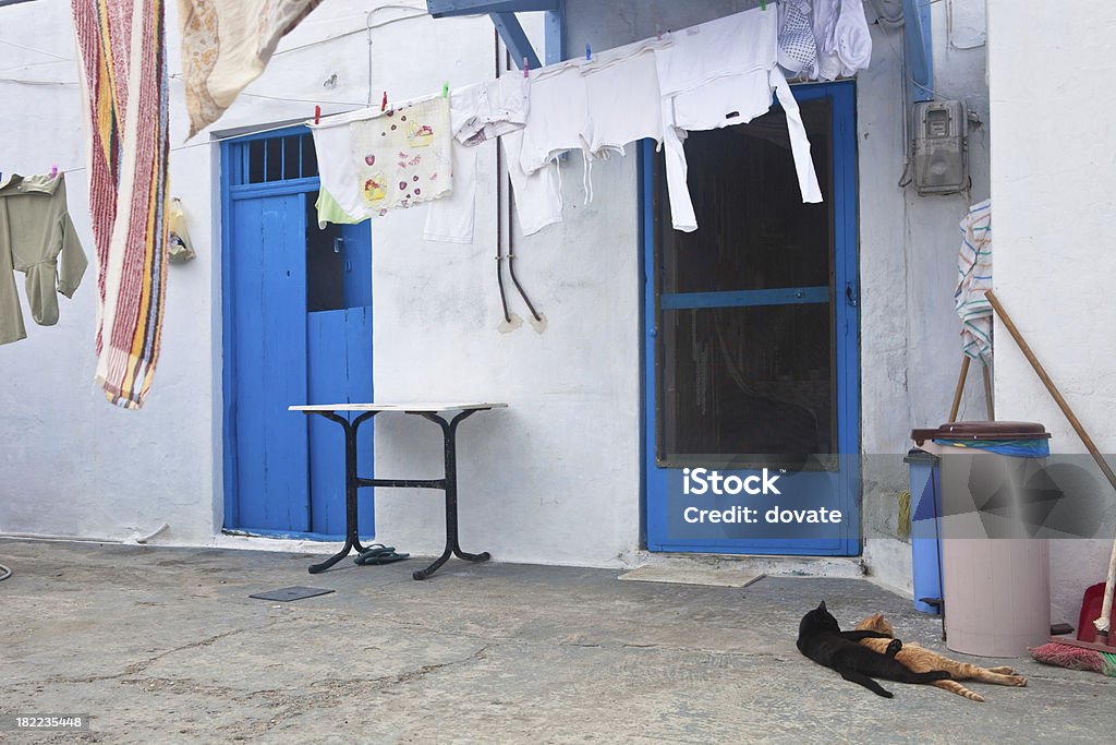 Griechische Katzen in der Liebe - Lizenzfrei Milos Stock-Foto