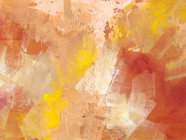 istock Abstract painting in red, white and yellow 182235466