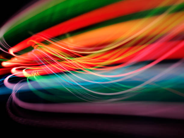 istock Curve of Coloured Lights 182235926