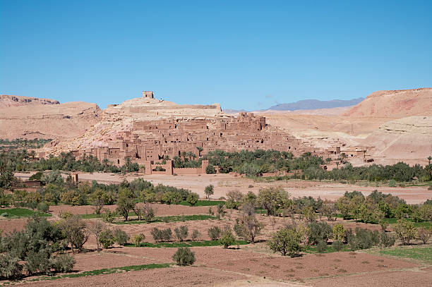 istock Ait Benhaddou viewed from distance. Morocco 182236037
