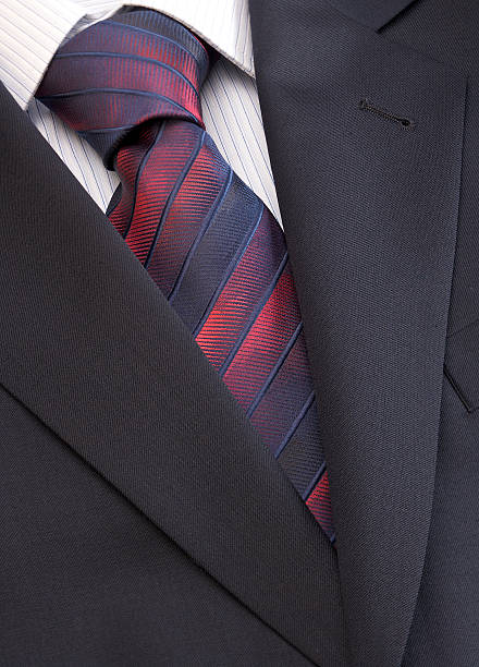 herren-mode-hemd, krawatte und jacke - brown necktie red gold stock-fotos und bilder