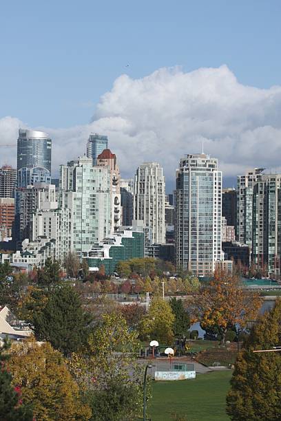 istock Vancouver City Centre in Fall 182236692