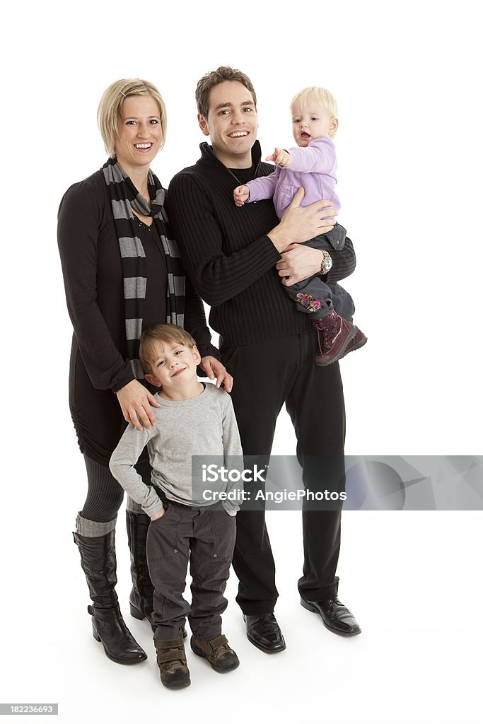 Felice giovane famiglia - Foto stock royalty-free di 12-23 mesi