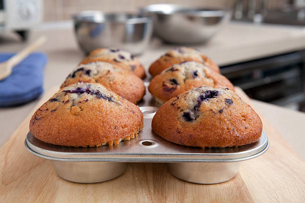istock Blueberry Muffins in a Tray 182237050