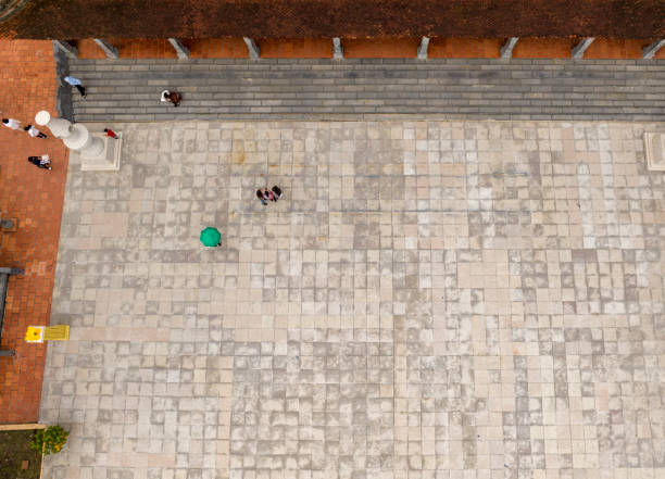istock Abstract image of bricks in a pagoda in Can Tho city 1822375638