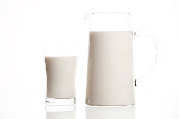 istock Jug and glass with milk 182237870
