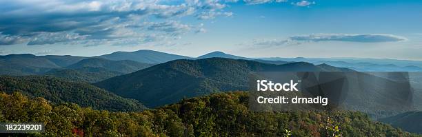 A Stunning Panorama Of Blue Ridge Mountains Stock Photo - Download Image Now - Blue Ridge Mountains, Virginia - US State, Mountain