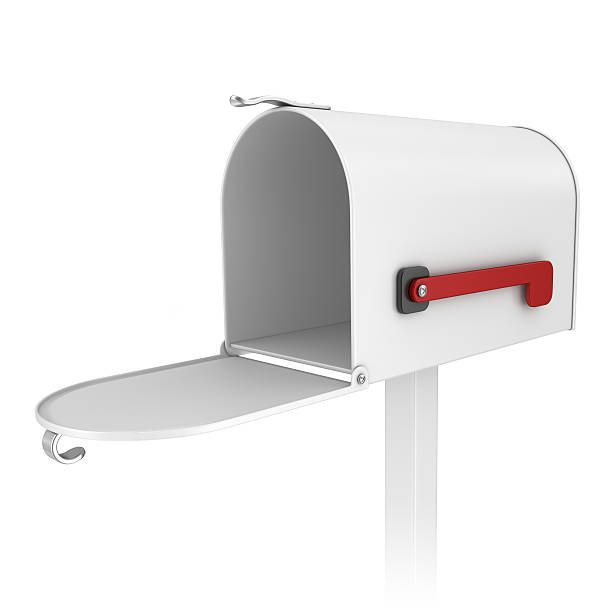 открытый postbox - mailbox стоковы�е фото и изображения