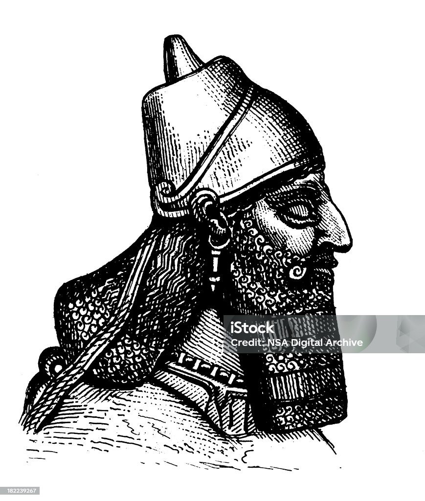 Assyrisch Azteken Antike Geschichte Illustrationen Stock Vektor Art und