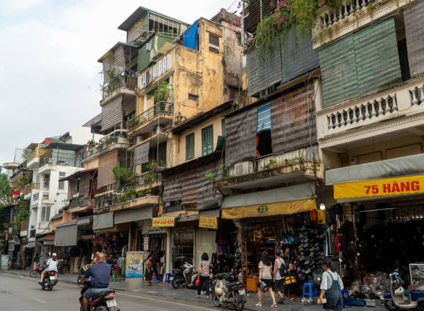 istock Houses in Hanoi's Old Quarter 1822393779