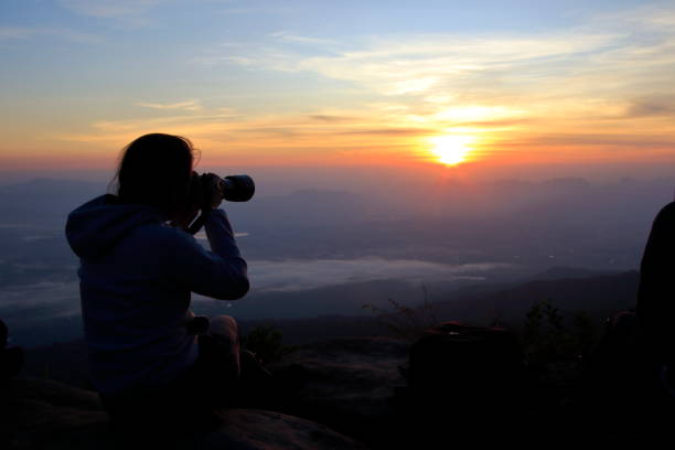 istock landscape of mountain in twilight time . 1822396418