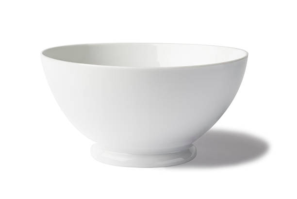 Isolated image of a white bowl