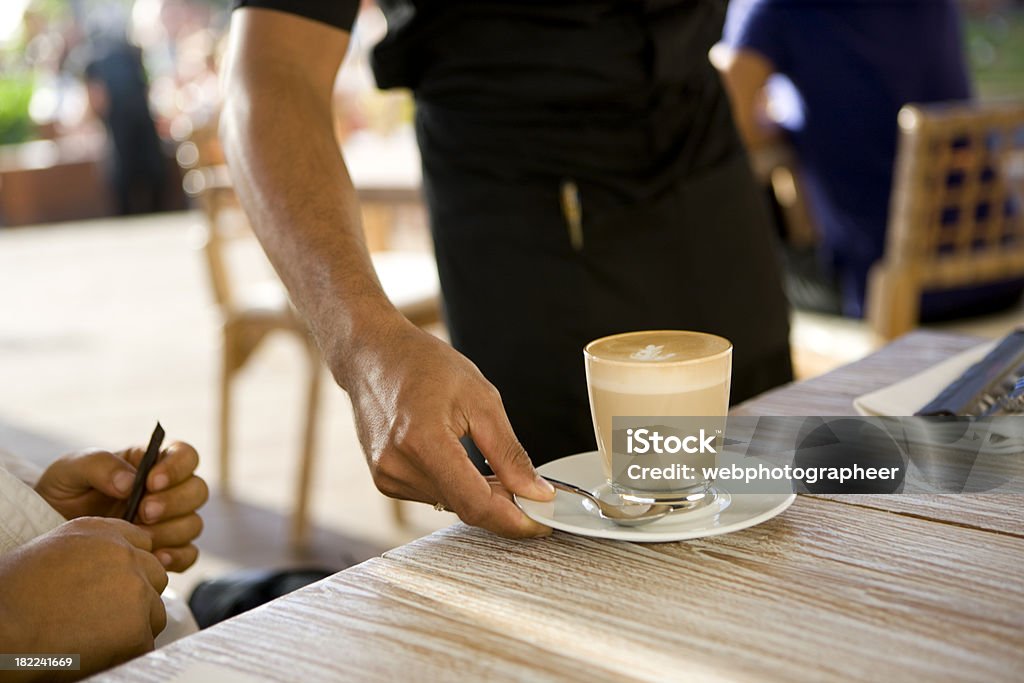 Serviert Kaffee - Lizenzfrei Alkoholfreies Getränk Stock-Foto