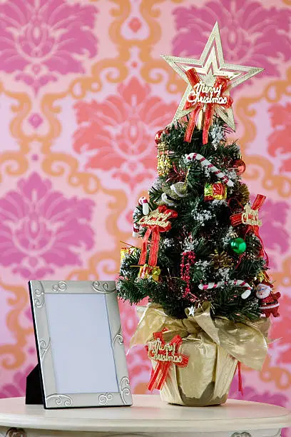 "chrsitmas tree with frame for edit textfor more images, please click :"