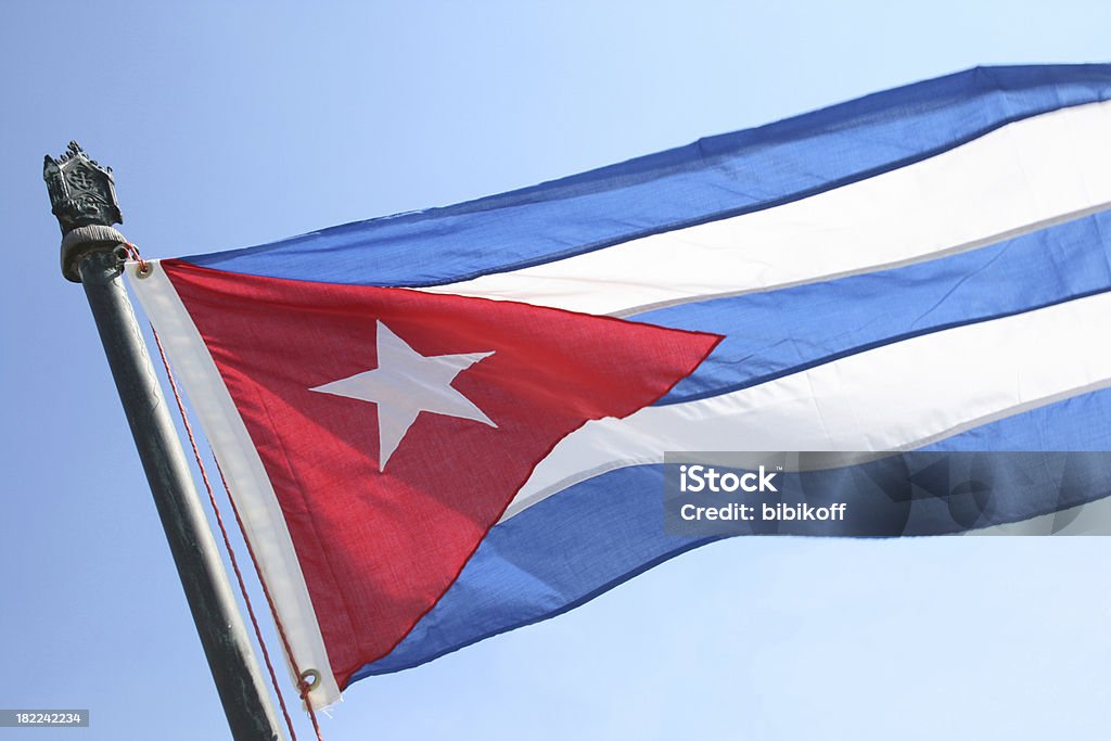 Drapeau cubain - Photo de Amérique latine libre de droits