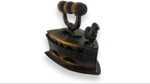 istock Miniature Antique charcoal iron on white background 1822423085