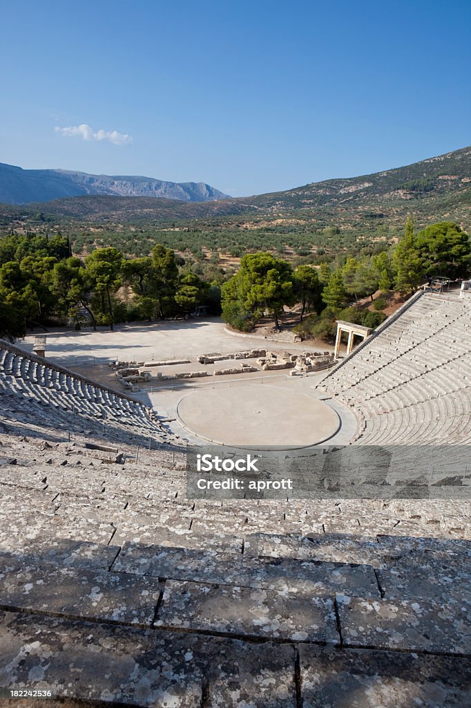 Amphitheater in Epidaurus XXXL - Lizenzfrei Amphitheater Stock-Foto