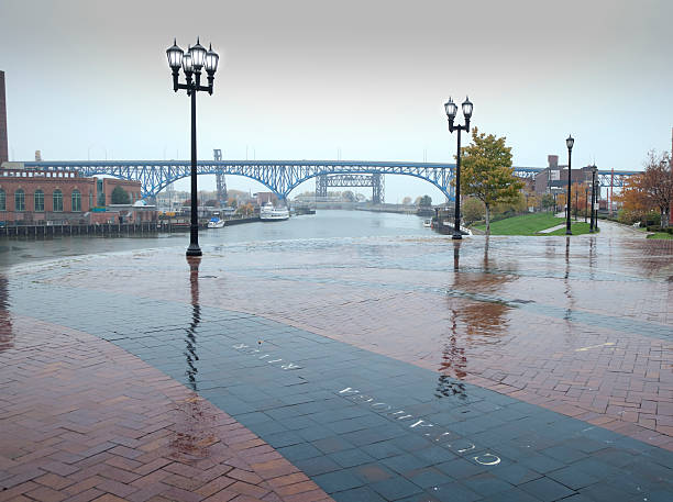 A rainy day along the Cuyahoga River in Cleveland.I invite you to view some of my other Cleveland photos: